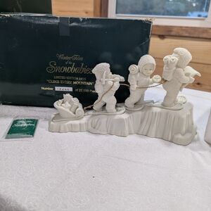 Department 56 Snowbabies Climb Every Mountain Figurine - White